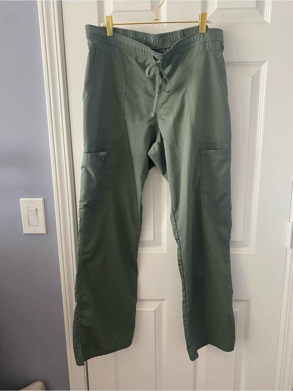 Cherokee Revolution Mid Rise Drawstring Scrub Pants - Picture 7 of 12